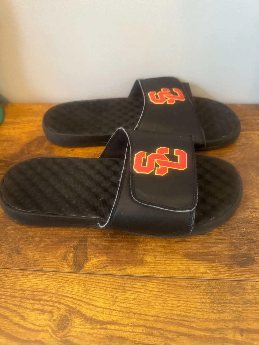 ISlide USC Trojans Slide Sandals Black Adjustable NCAA College‎ Men Size 11